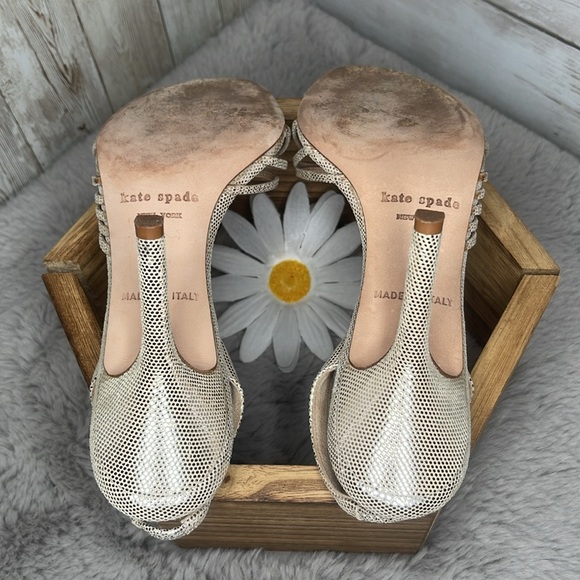 Kate Spade Strappy Heels, Women’s Size 6 - Picture 6 of 7